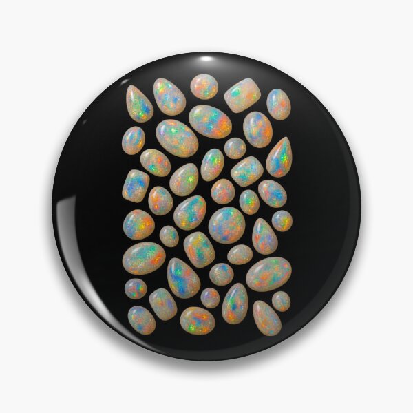 Item preview, BIRTHSTONE COLLECTION ⭐ SCATTER - OCTOBER • OPAL • Modern designed and sold by WheelieGdArt.