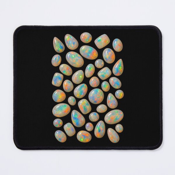 Item preview, BIRTHSTONE COLLECTION ⭐ SCATTER - OCTOBER • OPAL • Modern designed and sold by WheelieGdArt.