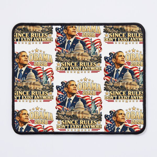Item preview, Obama 2028 Since Rules Don't Exist Anymore Satire designed and sold by SEINENGAPPI12.