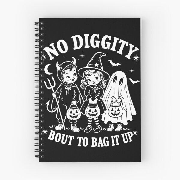 Item preview, No Diggity Halloween Shirt, Bout To Bag It Up, Retro Spooky designed and sold by art-sit-xky.