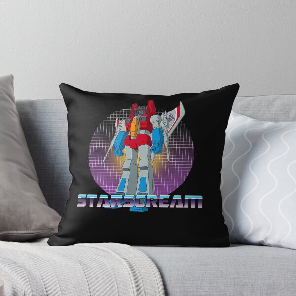 Item preview, Red Blue And Grey Fighter Jet Robot Standing In Purple Grid Circle Frame designed and sold by BrendaMain.
