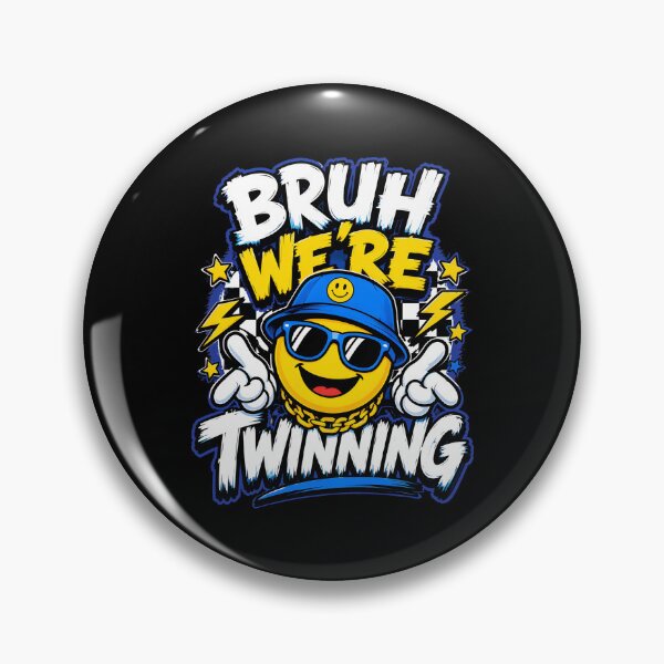 Item preview, bruh we're twinning retro twin day spirit week boys kids designed and sold by hugoinkcoast.
