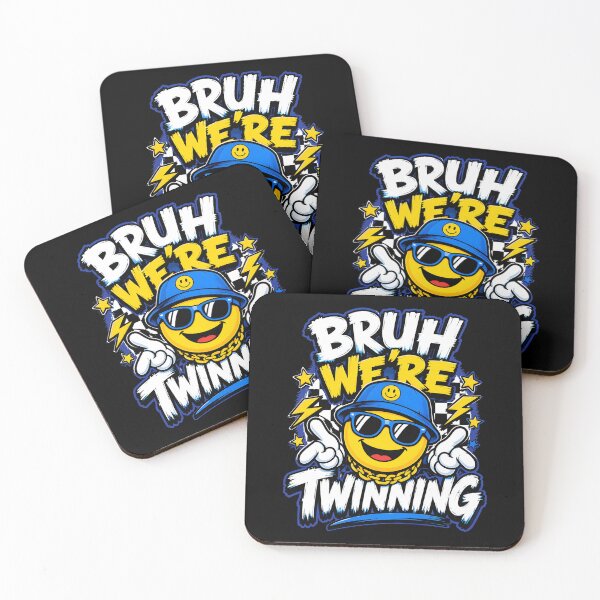 Item preview, bruh we're twinning retro twin day spirit week boys kids designed and sold by hugoinkcoast.