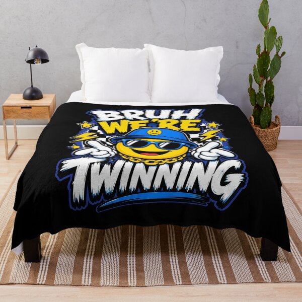 Item preview, bruh we're twinning retro twin day spirit week boys kids designed and sold by hugoinkcoast.