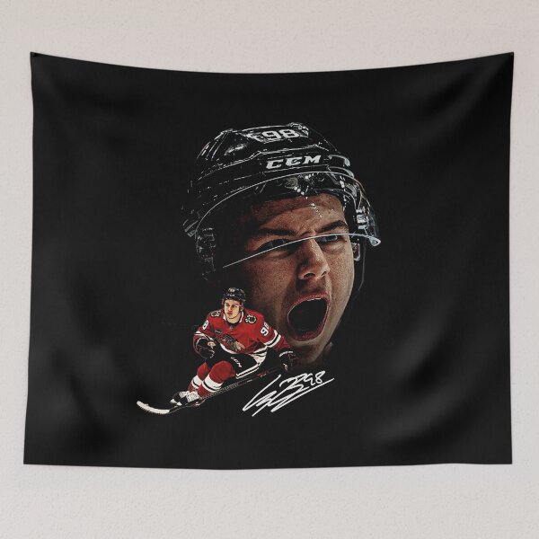 Artikelvorschau, Connor Bedard Blackhawks 98 Hockey Grafik entworfen und verkauft von ToonEra.