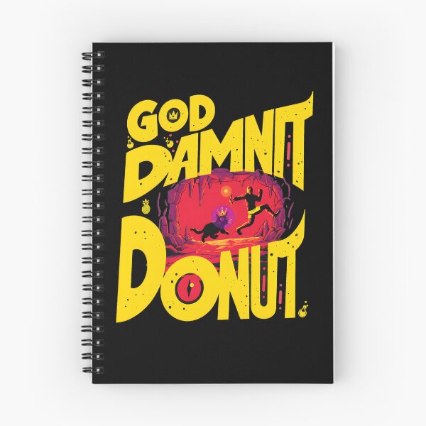 Item preview, GOD DAMN IT DONUT Cave Adventure designed and sold by 27Maydesign.