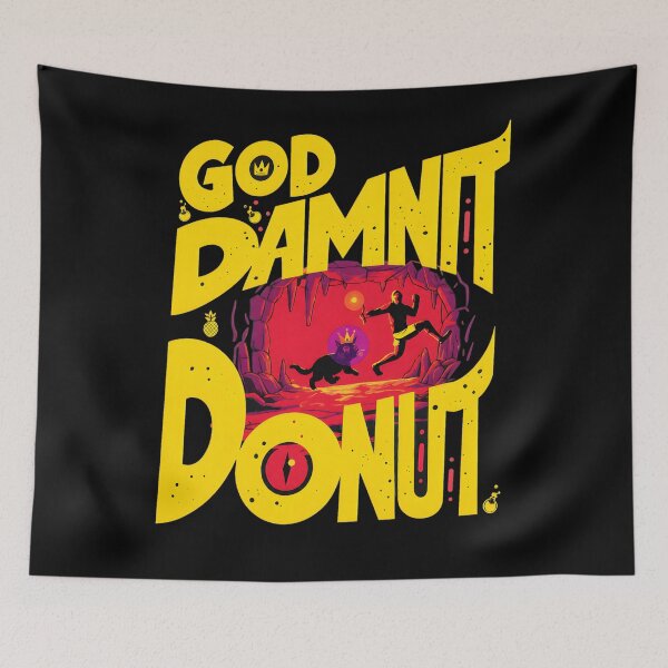Item preview, GOD DAMN IT DONUT Cave Adventure designed and sold by 27Maydesign.
