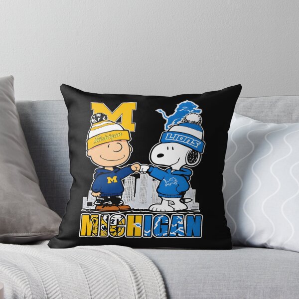 Item preview, Charlie Brown Snoopy Michigan Lionss Fist Bump designed and sold by LucianaMoraes.