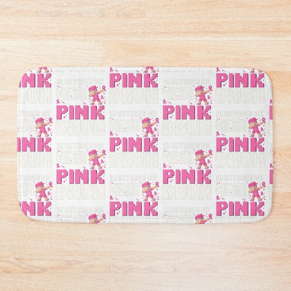 Item preview, October We Wear Pink Bruh Pixel Breast Cancer Awareness Boys designed and sold by SEINENGAPPI12.