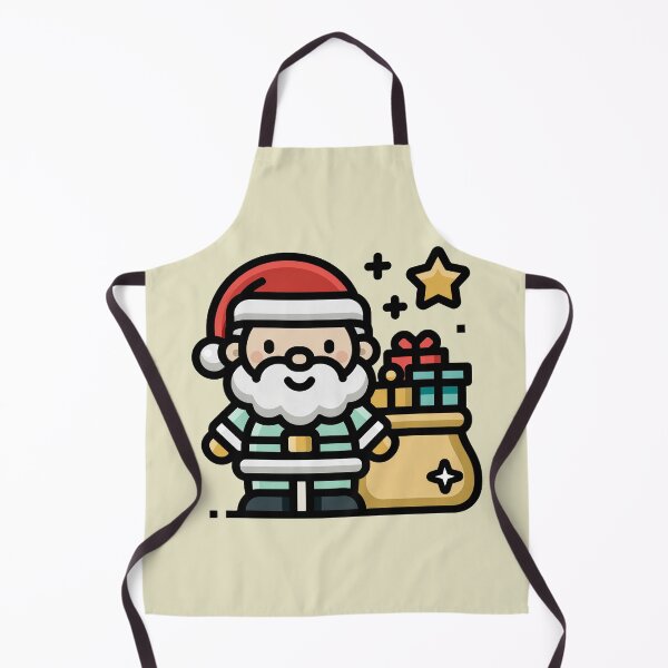 Item preview, Cute Santa Claus with Gift Bag Illustration designed and sold by colorful-white.