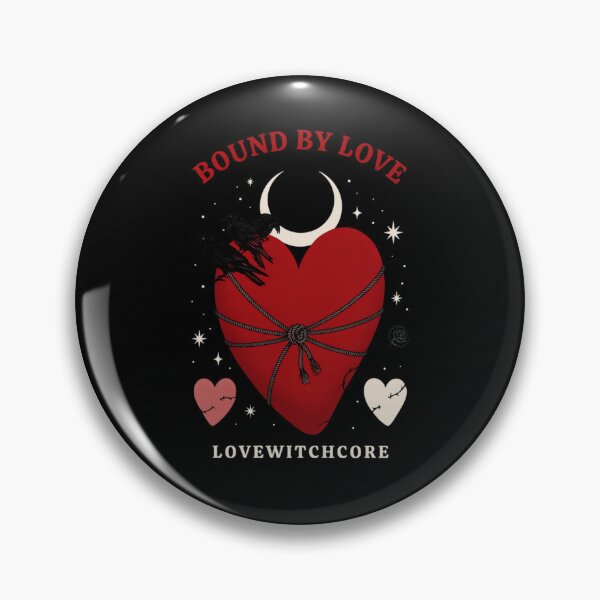 Item preview, Lovewitch Bound Heart Halloween Design Graphic Tee v5 designed and sold by DarylWelsh2024.