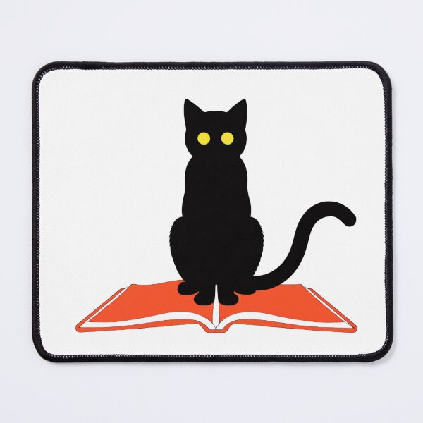 Item preview, Mysterious Black Cat Reading a Book designed and sold by Ikochane.