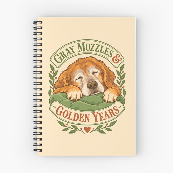 Item preview, Gray Muzzles Golden Years Senior Dog designed and sold by KAYJAY DESIGNS.