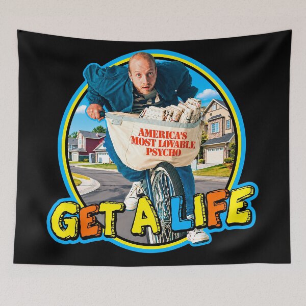 Item preview, Get a Life Bicycle Sticker designed and sold by pmjv-csv.