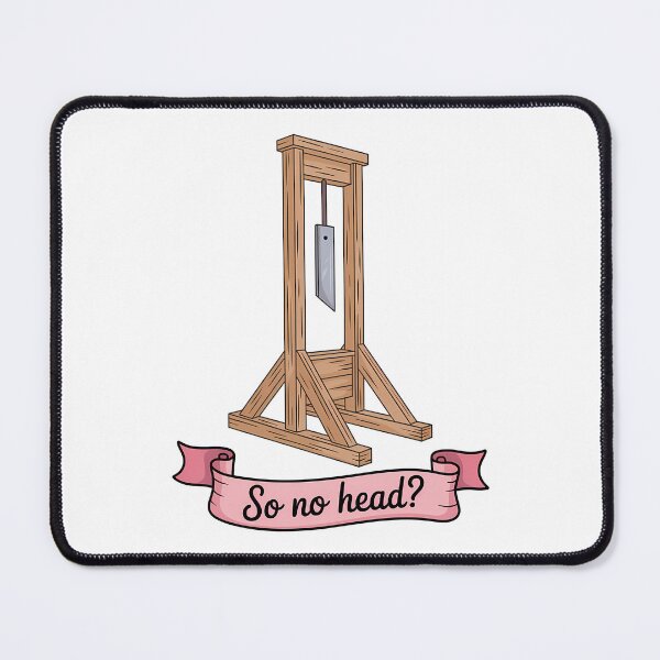 Item preview, So No Head? – Funny Dark Humor Guillotine Pun Design designed and sold by LoFizzy.