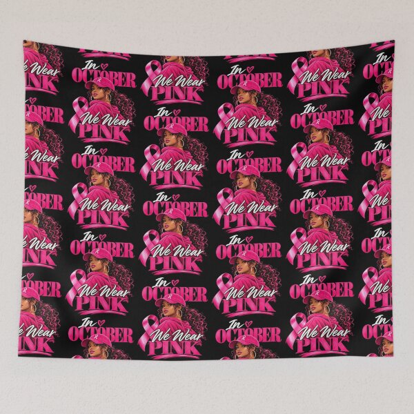 Item preview, in October We Wear Pink Black Women Breast Cancer Awareness designed and sold by SEINENGAPPI8.