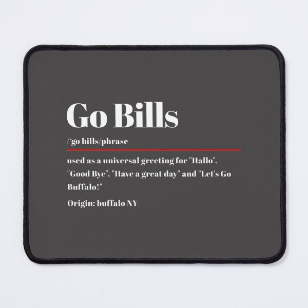Item preview, Go Bills Football Fan Design for Sports Enthusiasts and Team Supporters designed and sold by TheNotesPoster.