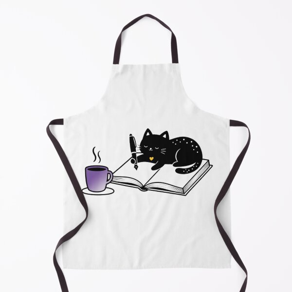 Item preview, Black Cat Book Lover Dark Literary Aesthetic designed and sold by Ikochane.