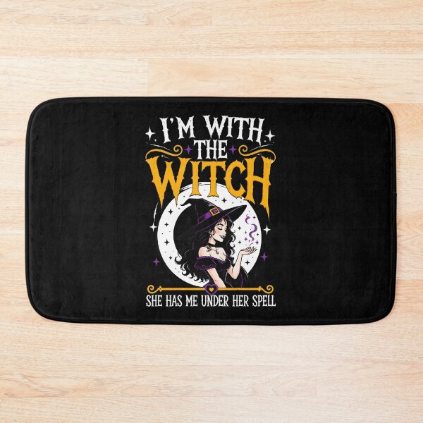 Item preview, I'm with The Witch Funny Halloween Couples Costume designed and sold by hugoinkcoast.