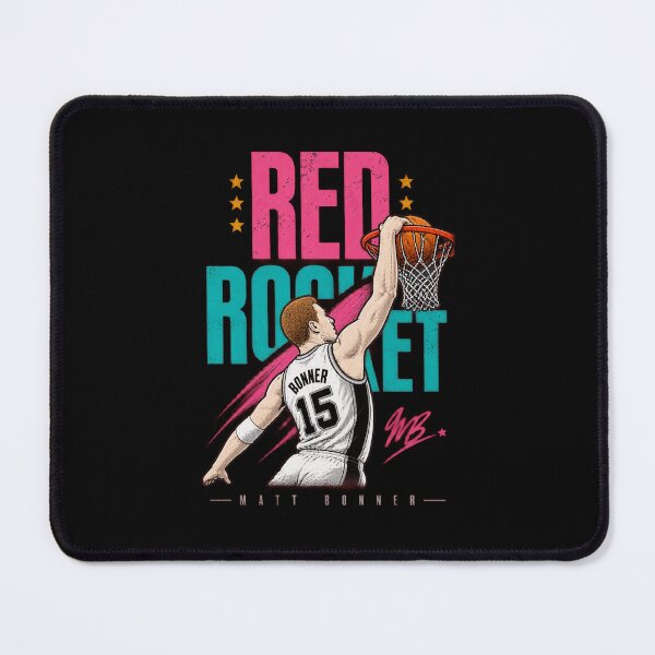 Item preview, Matt Bonner Red Rocket Dunk Retro Basketball designed and sold by EricaVera.