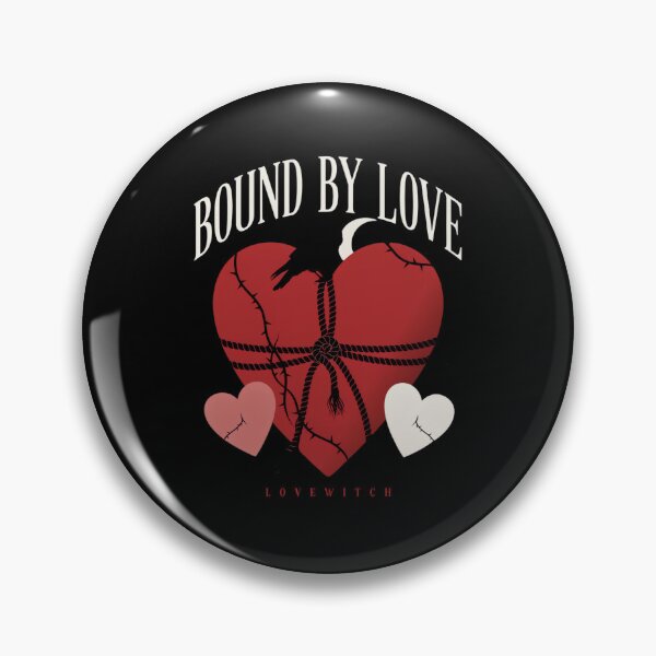 Item preview, Lovewitch Bound Heart Halloween Design Graphic Tee v6 designed and sold by DarylWelsh2024.