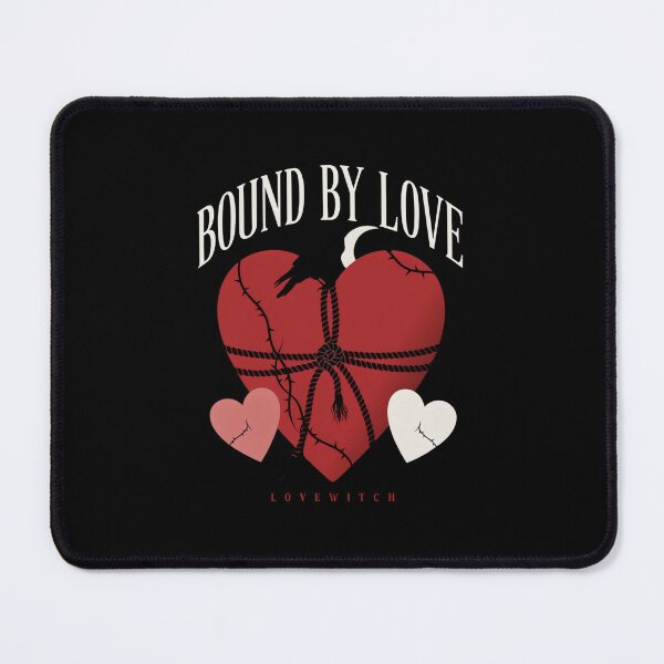 Item preview, Lovewitch Bound Heart Halloween Design Graphic Tee v6 designed and sold by DarylWelsh2024.