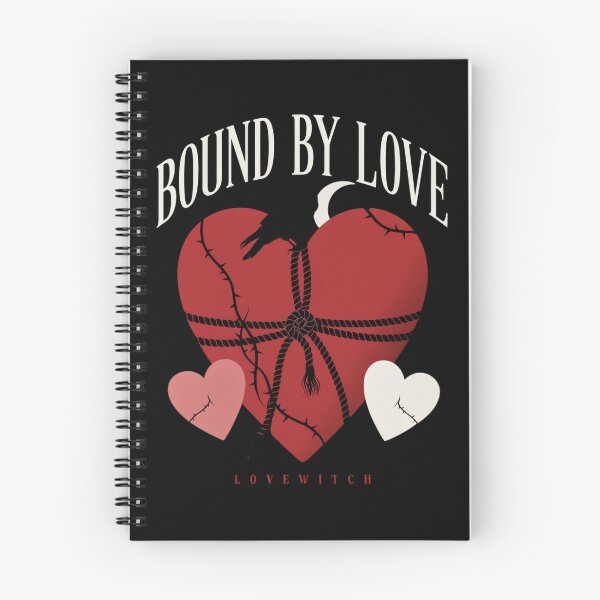 Item preview, Lovewitch Bound Heart Halloween Design Graphic Tee v6 designed and sold by DarylWelsh2024.