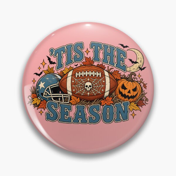 Item preview, ’ Til the Season_ Vintage Halloween Football designed and sold by lcnsdjstrtry.