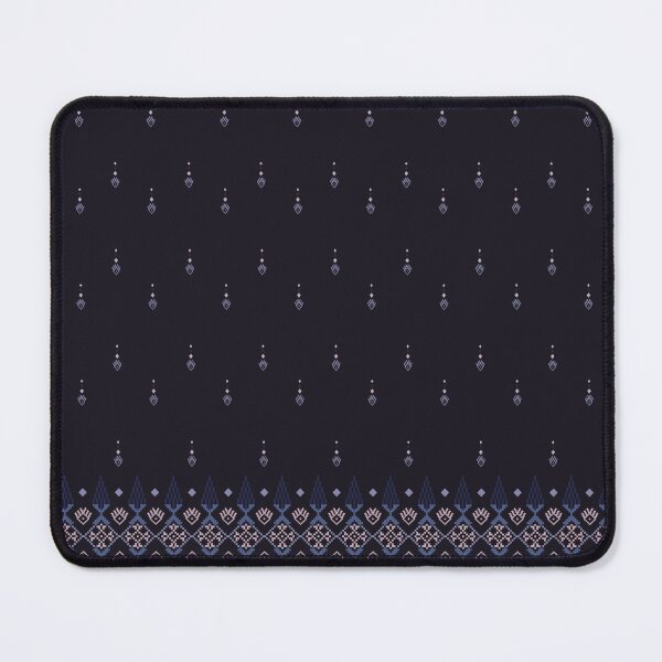 Item preview, Elegant Dark Blue Geometric Border designed and sold by VividWeave Patterns .