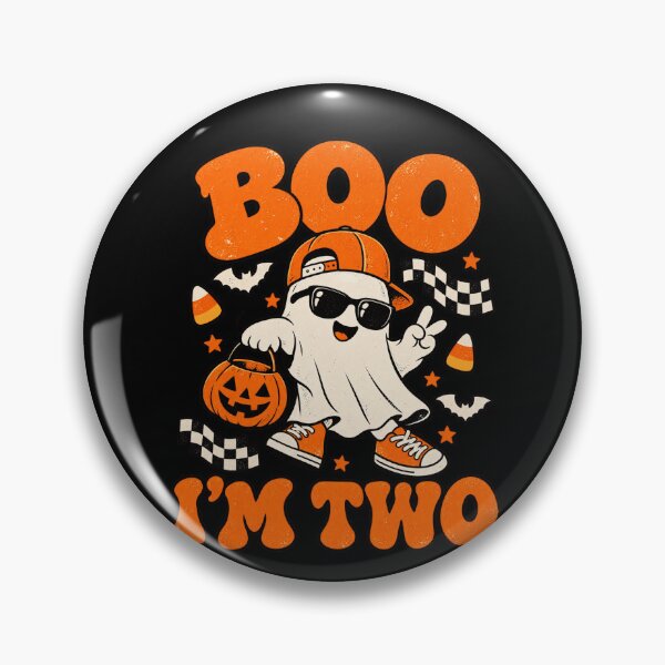 Item preview, Ghost Boo I'm Two Year 2nd Birthday Halloween Boys Youth designed and sold by SEINENGAPPI8.