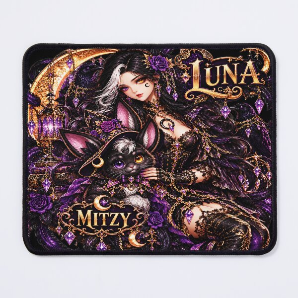 Item preview, Luna & Mitzy – Gothic Anime Witch and Rabbit | Luna’s Forest Friends designed and sold by TheInkRaven.