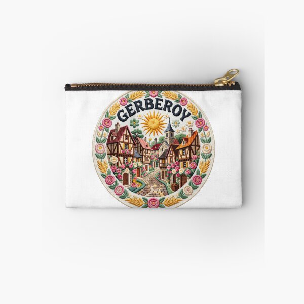 Item preview, Gerberoy France Rose Village Embroidered Patch Sticker designed and sold by Imaginarium of Chaos falcon88 .