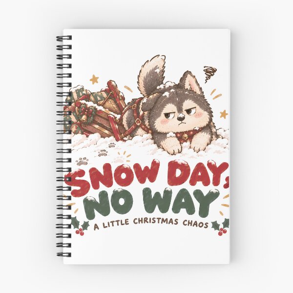 Item preview, Snow Day, No Way - A Little Christmas Chaos designed and sold by ianm1028.
