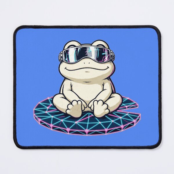 Item preview, Holographic Frog Synthwave Retro Future designed and sold by KungPowUnicorn.
