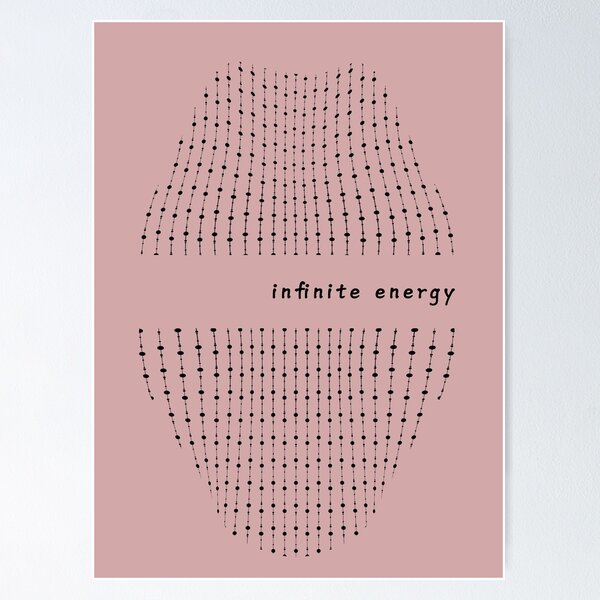 Item preview, Infinite Energy Minimalist Graphic Art designed and sold by NB-Artmagic.