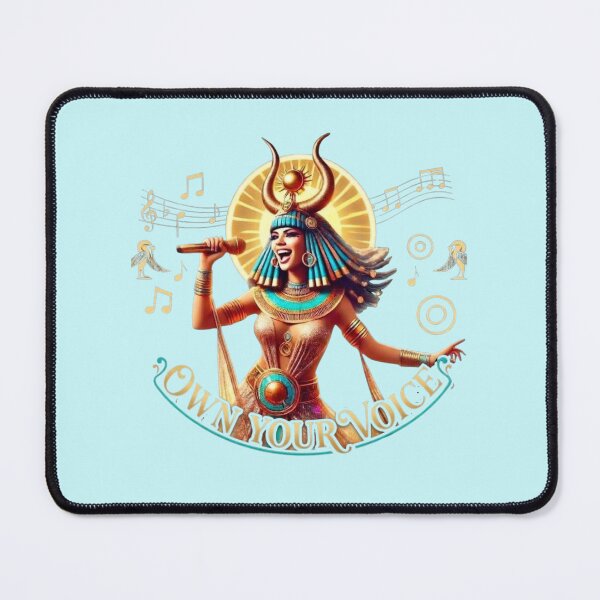 Item preview, Own Your Voice | Ancient Egypt Strong Woman Singer mental health inspiration designed and sold by Soft Strength Studio.