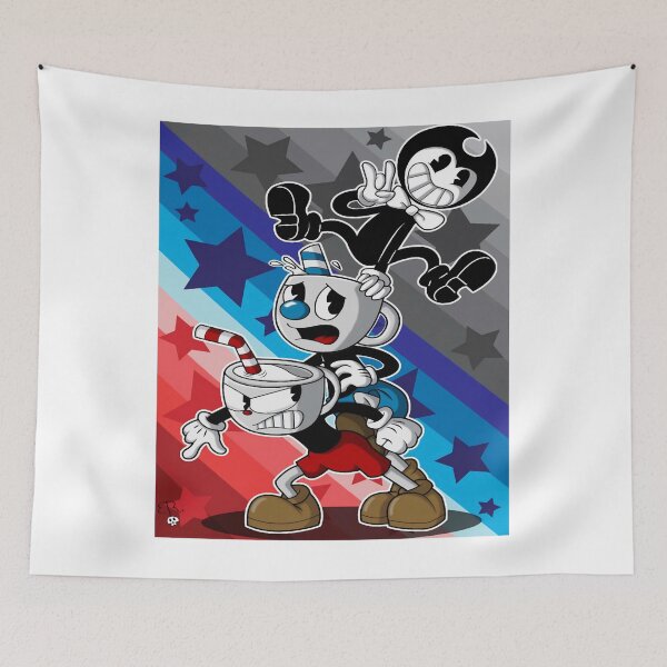 Item preview, cuphead game art Oversized designed and sold by LynnGablestore.