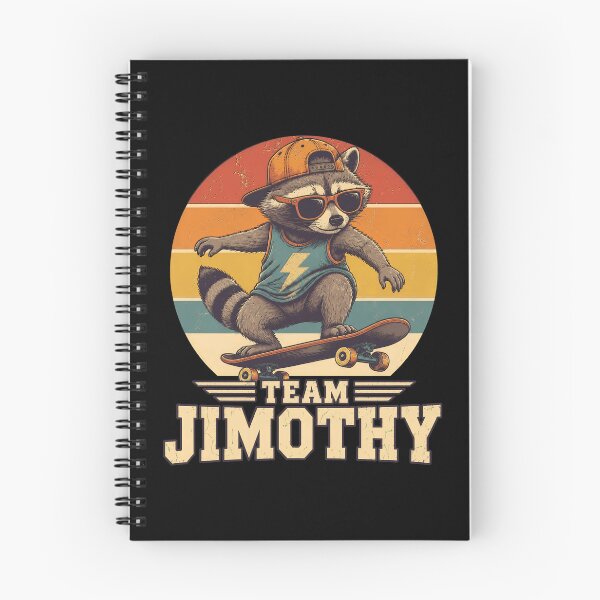 Item preview, team jimothy raccoon retro sunset vintage designed and sold by SketchDrSketch.