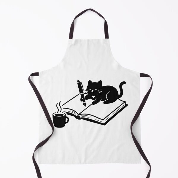 Item preview, Black Cat Reader Minimalist Bookish Design designed and sold by Ikochane.