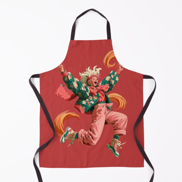 Item preview, Energetic Blonde Character in Floral Jacket designed and sold by colorful-white.