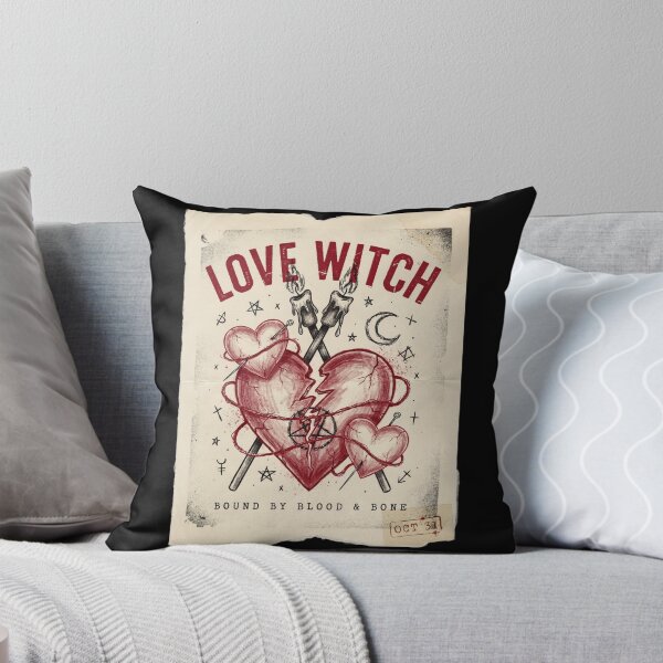 Item preview, Lovewitch Bound Heart Halloween Design Graphic Tee v8 designed and sold by DarylWelsh2024.