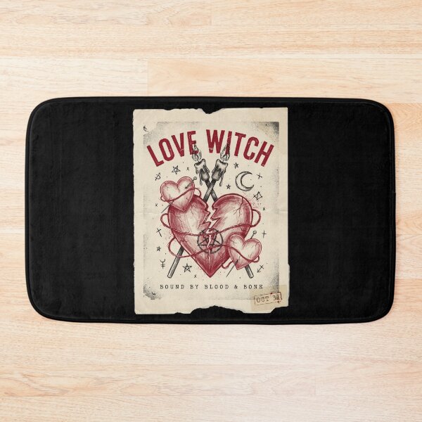 Item preview, Lovewitch Bound Heart Halloween Design Graphic Tee v8 designed and sold by DarylWelsh2024.