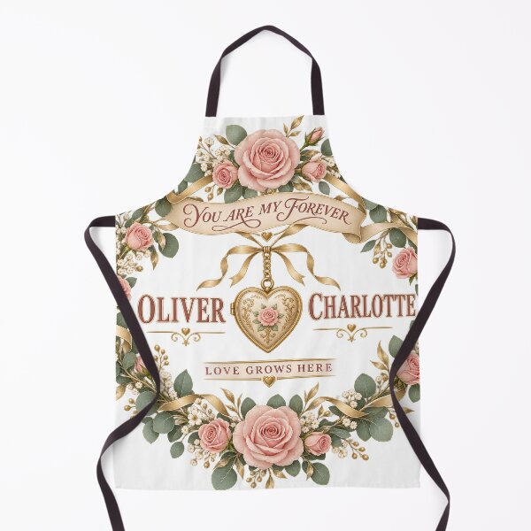 Item preview, Romantic Floral Heart Locket Design – Oliver & Charlotte Forever Love designed and sold by Atlant11.