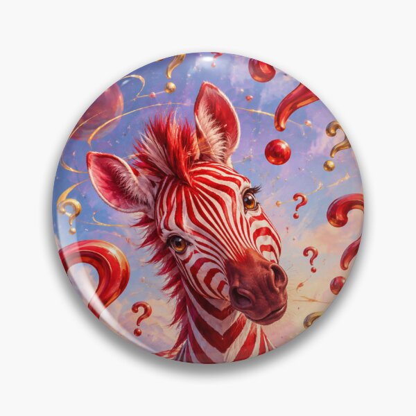 Item preview, Surreal and mysterious red zebra designed and sold by Axokris.