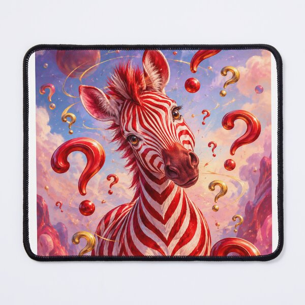 Item preview, Surreal and mysterious red zebra designed and sold by Axokris.