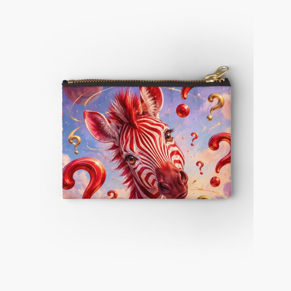 Item preview, Surreal and mysterious red zebra designed and sold by Axokris.