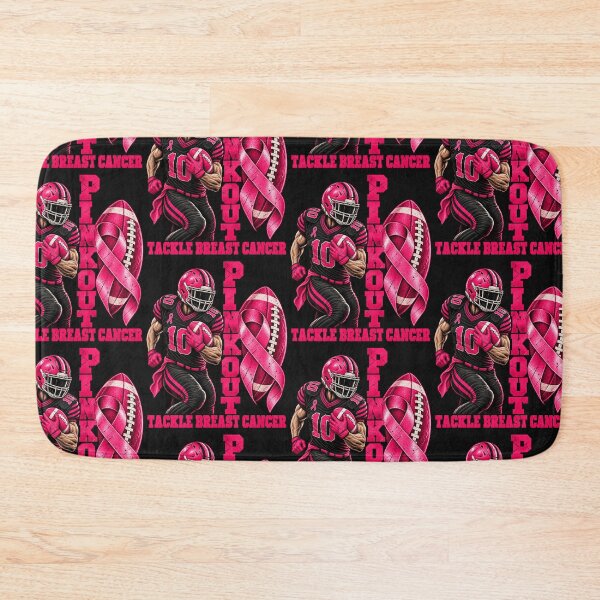 Item preview, Football Pink Out Tackle Breast Cancer Shirts Men Boys Kids designed and sold by CarlaKaise.