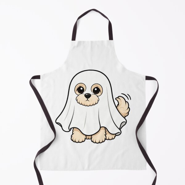 Item preview, Spooky Cute Ghost Dog Halloween Costume Puppy Sticker Art designed and sold by wildsilencee.
