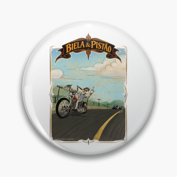 Item preview,  Outlaw Biela Pistao Kustom Kulture Motorcycle Art designed and sold by Kavernakustom.