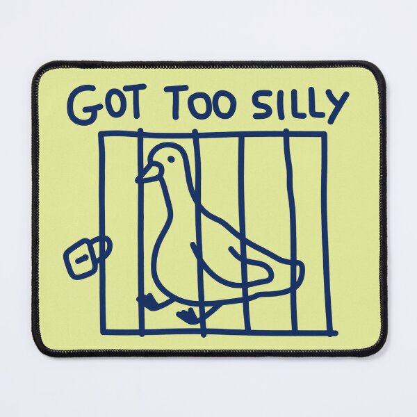 Item preview, Got Too Silly_ Caged Pigeon Doodle designed and sold by pmjv-csv.